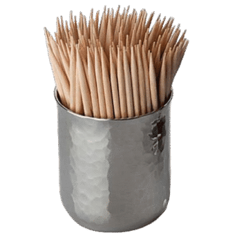 Bägare för tandpetare