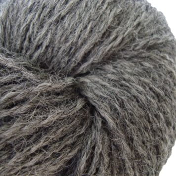 Tvåtrådigt Alpacka Grå